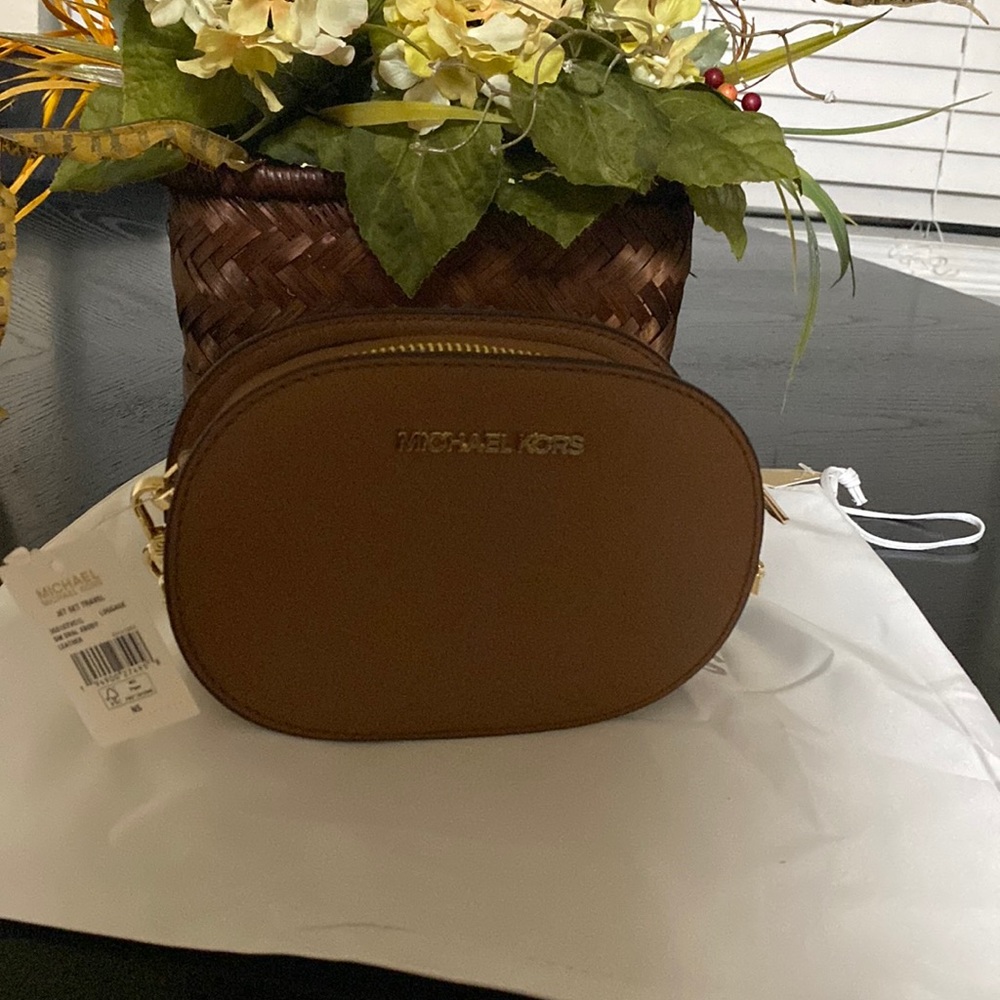Michael Kors small oval crossbody